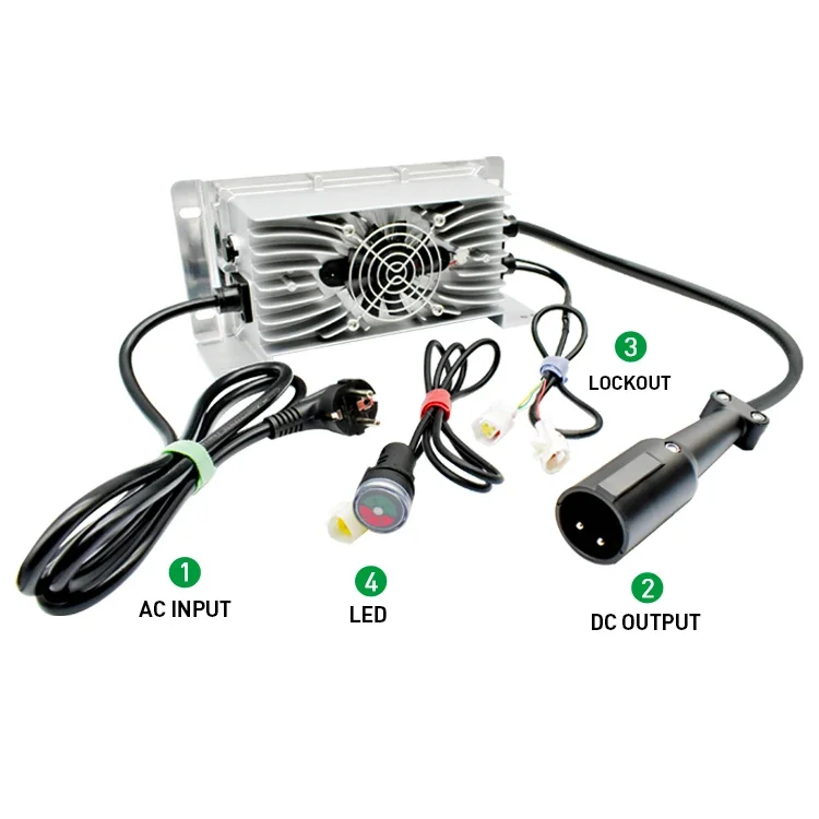 

Smart 24V Waterproof Battery Charger for Cleaning Machines Floor Scrubbers Power Supply Adapter UK Socket DC/AC Aluminium