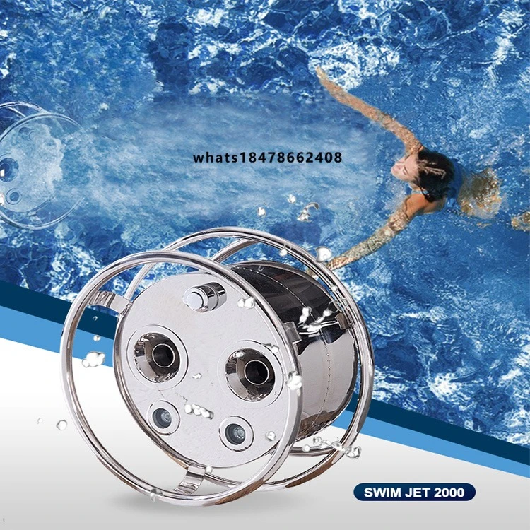 High Efficiency Swim Jet PK2000 Swimming Countercurrent Trainer Stainless Steel Pool Training Device Pool Swimming Machine