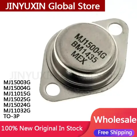 2Pcs MJ15003G MJ15004G MJ11015G MJ15025G MJ15024G MJ11032G TO-3  in Stock Wholesale