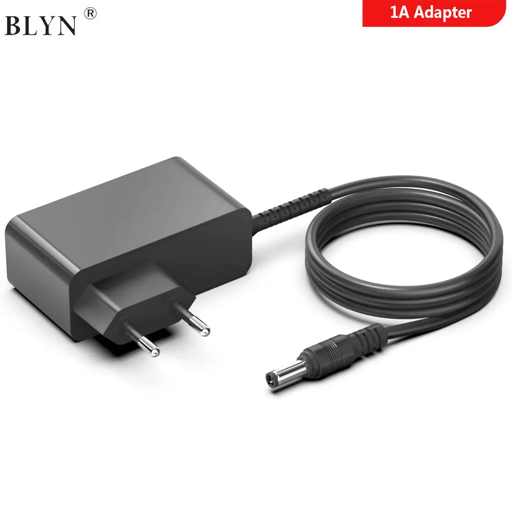 Adaptador de fuente de alimentación LED DC5V 12V 24V 1A, convertidor de cargador de 1000mA con enchufe de 5,5X2,1mm para tira de luces LED, cámara CCTV DVR NVR