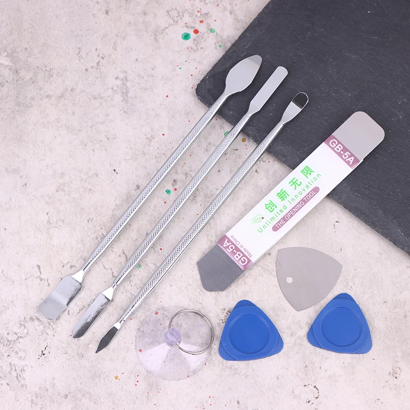 

Металлический Spudger 8 в 1, наборы инструментов для ремонта мобильных телефонов, ремонта открытия для телефона, смартфона, ноутбука, планшета, ручные инструменты