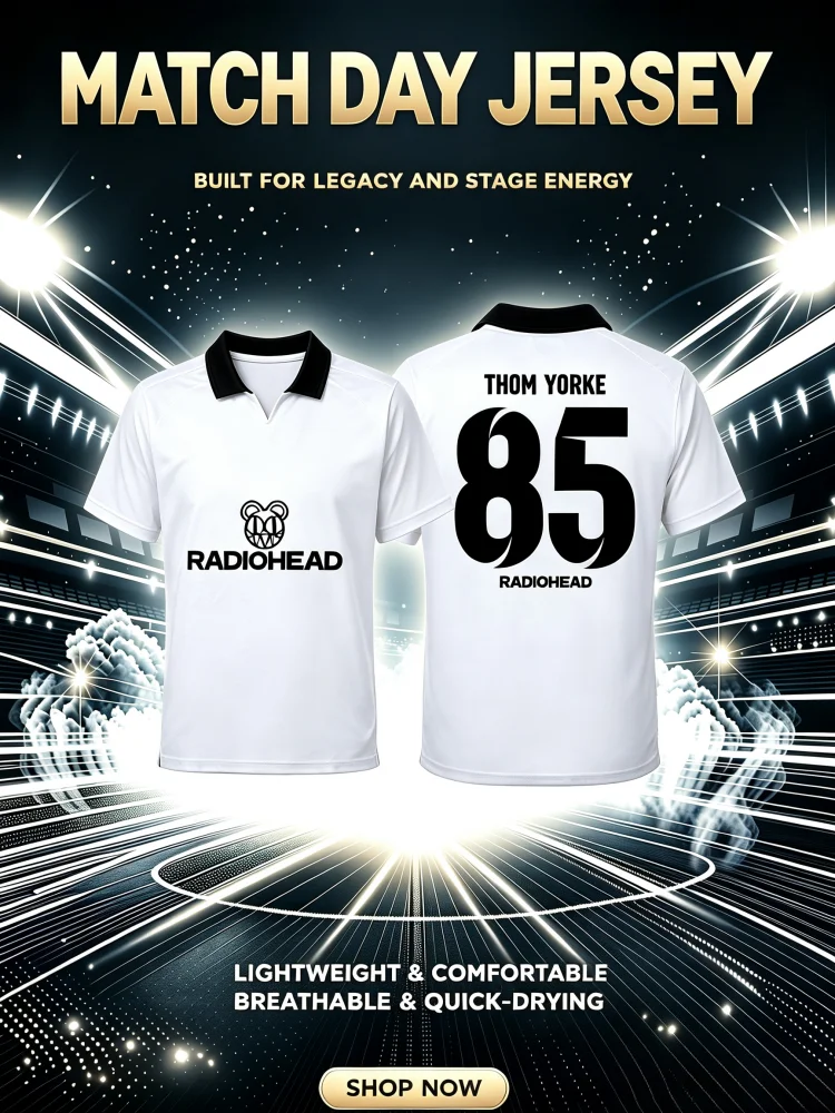 2026_27 Summer Radiohead Band Australia Japan Tour Merch Jersey T-Shirt Men Women Comfortable Quick Dry Fan Top Family Kids Tees