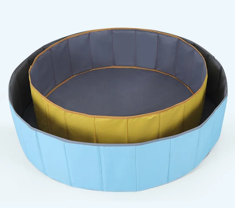 2026 Kids Baby Soft Indoor Pit Ball Pool Toddler Foldable Round Pit Kiddie Ocean Game Balls Pool 100CM