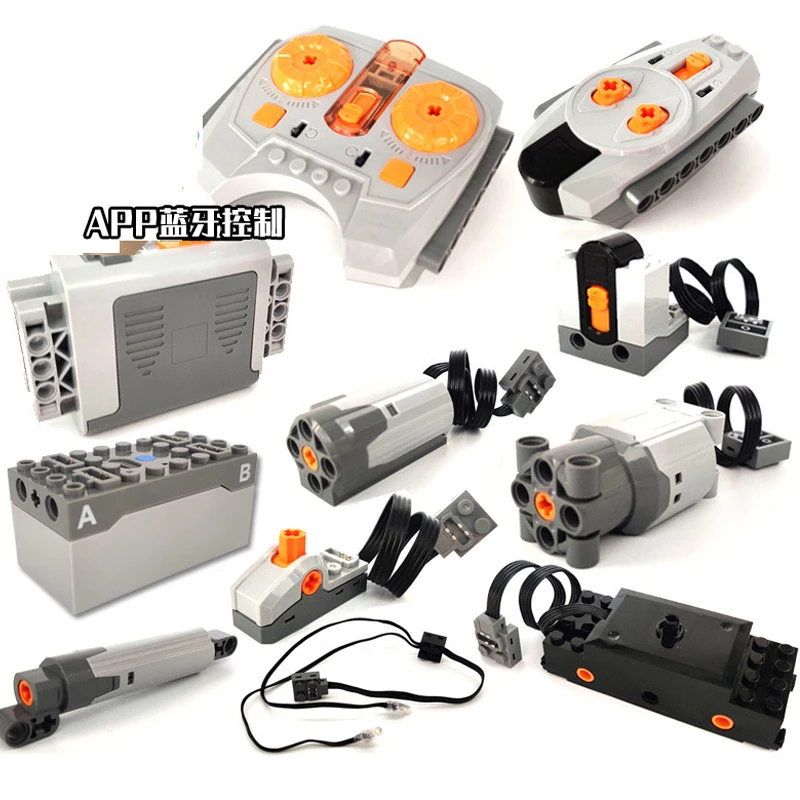 Compatible With LEGO MOC Building Blocks Toys Multi Power Functions High-Tech Parts Bricks Speed Remote Servo Motor PF Model Set