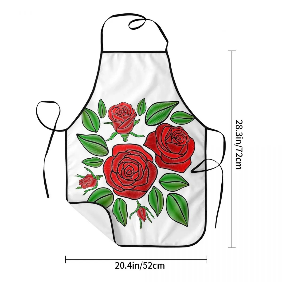 Chingona Chicana Mexican Aprons Chef Cooking Baking Tablier Sleeveless Bib Kitchen Cleaning Pinafore for Women Men Painting