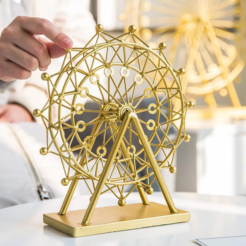 

Ferris Wheel Furniture Ornaments, Rotating Model, Living Room, Home Decoration