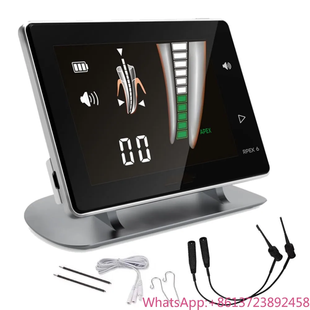 

Dent al Endodontic LED Root Canal Apex Locator with Large 4.5" LCD Screen Metal Construction Length Measuring Instrument