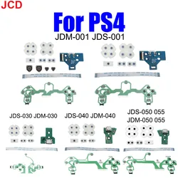 JCD 1Set JDS-001 030 040 055 USB Charging Port Board For PS4 Controller Repair PartsPS4 PRO JDM 055 Controller And Conductive