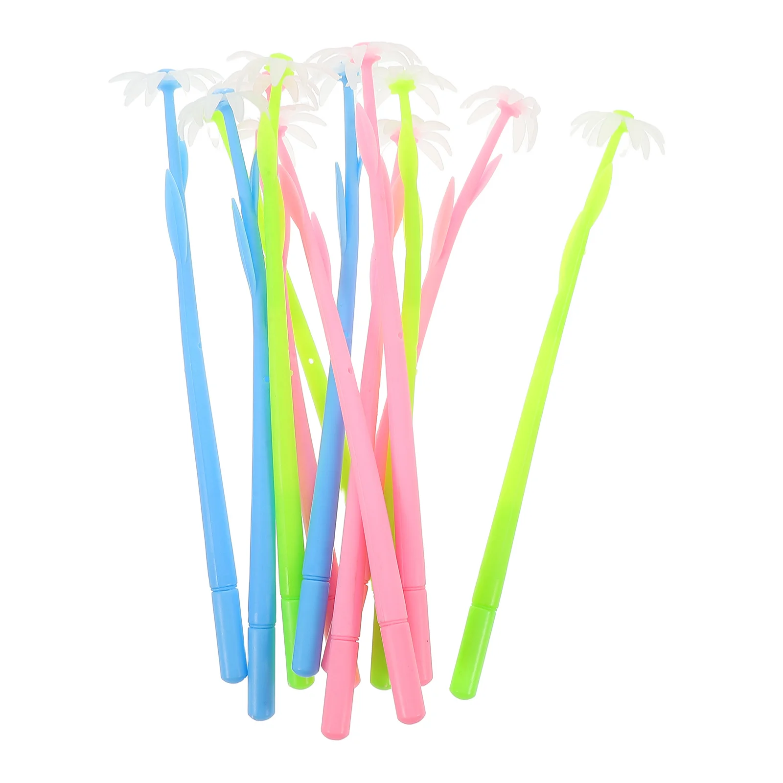 

30 Pcs Cute Stationery Pens Bulk Adorable Teachers Gel Flower Cartoon Kawaii Flowers Change Come