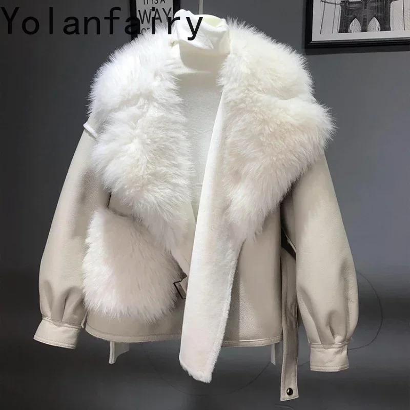 

New 2024 Loose Faux Fur Jacket Warm Winter Jacket Women Clothing Faux Fur Coats and Jackets Fashion Abrigos Mujer Zm1542