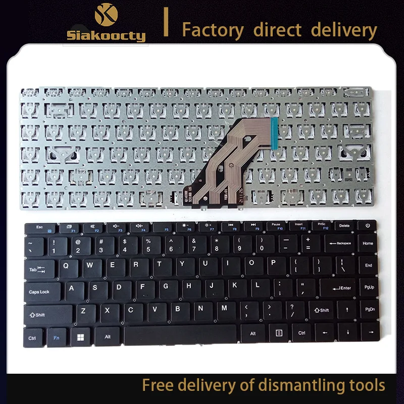 US laptop tastatur für Zyrex Pro A7410 Q14UHR X318B 211126 Englisch UNS Ersatz Laptop Tastaturen