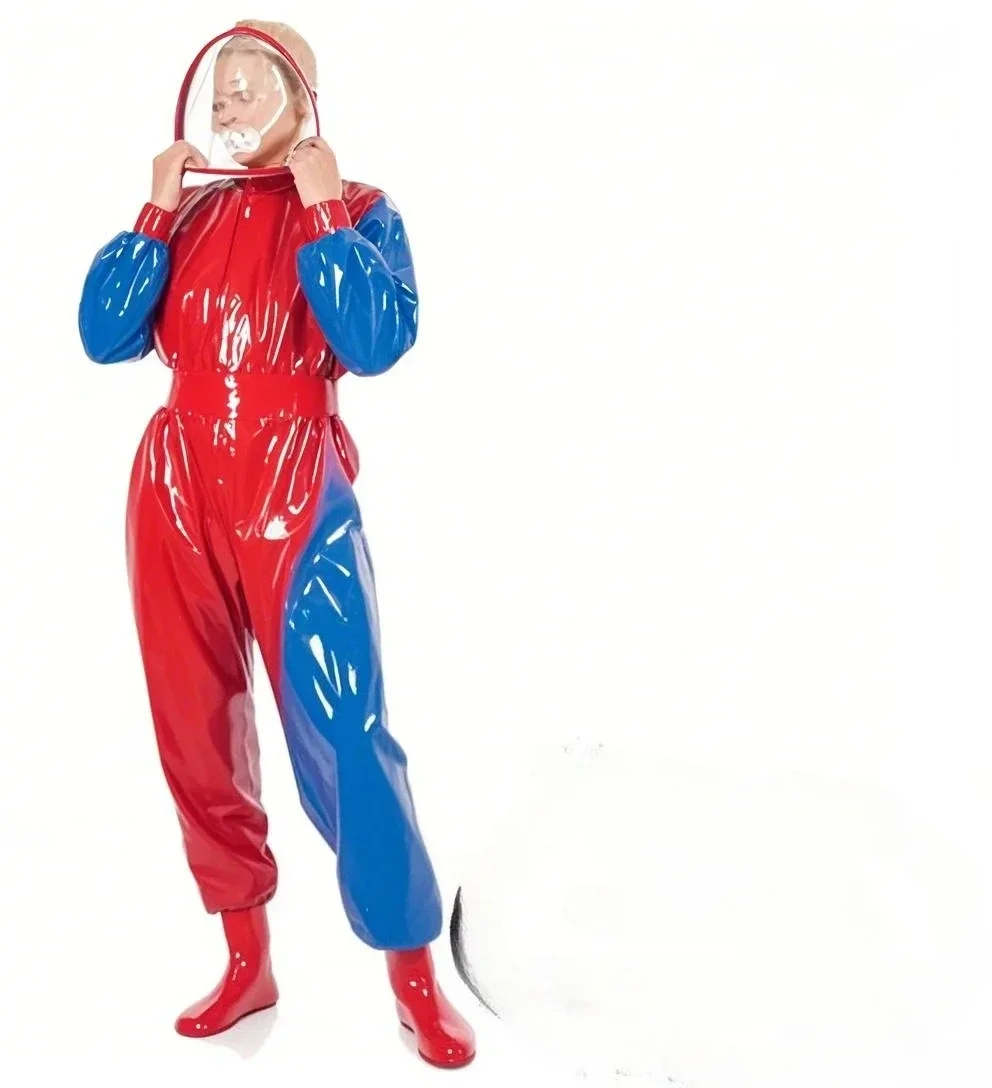 

Latex Rubber Gummi Catsuit Fashion Tight Bodysuit Set uniform Cosplay Purely handmade Hood Halloween costume partyunique