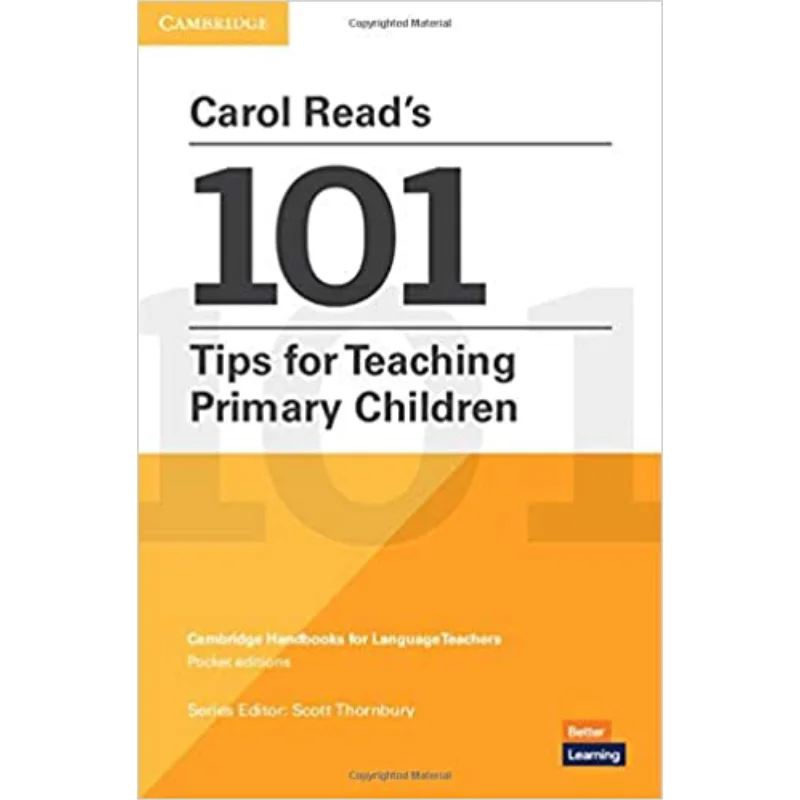 

Carol Reads 101 Tips For Teaching Primary Children Paperback Pocket Editions Cambridge Handbooks For Language Teachers Pocket E