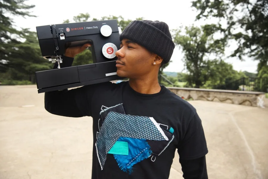 Multifuncional resistente da máquina de costura elétrica SINGER 4423