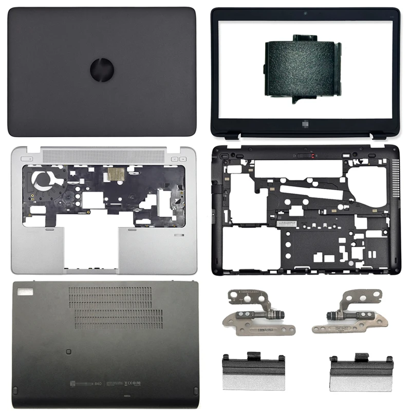 New For HP EliteBook 840 740 745 G1 G2 LCD Back Cover/Front Bezel/Hinges/Palmrest/Bottom Case Door Cover 779682-001 730949-001