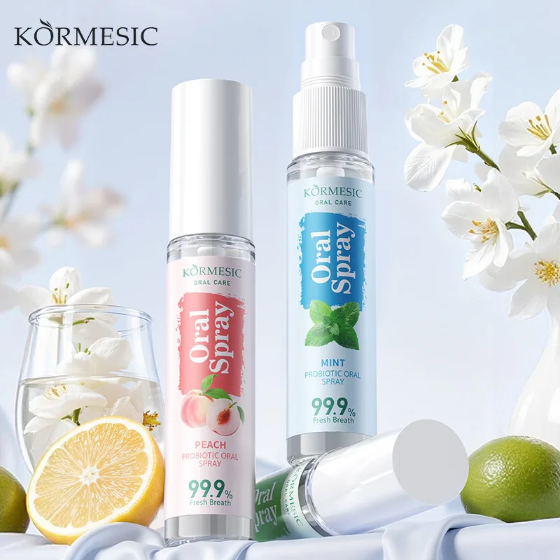 18ml 5 Pcs Probiotic Oral Spray Regulates Bacterial Flora Fresh Breath Relieves Bad Breath Non-irritant
