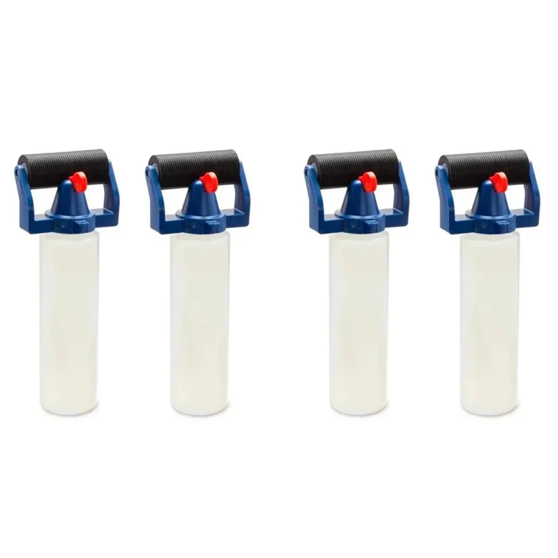 

【ADORN】4 шт., аппликатор для клея, роликовый диспенсер, полиэтиленовая пластиковая бутылка-аппликатор, бутылка для клея на 8 унций для обработки древесины, поставка покраски