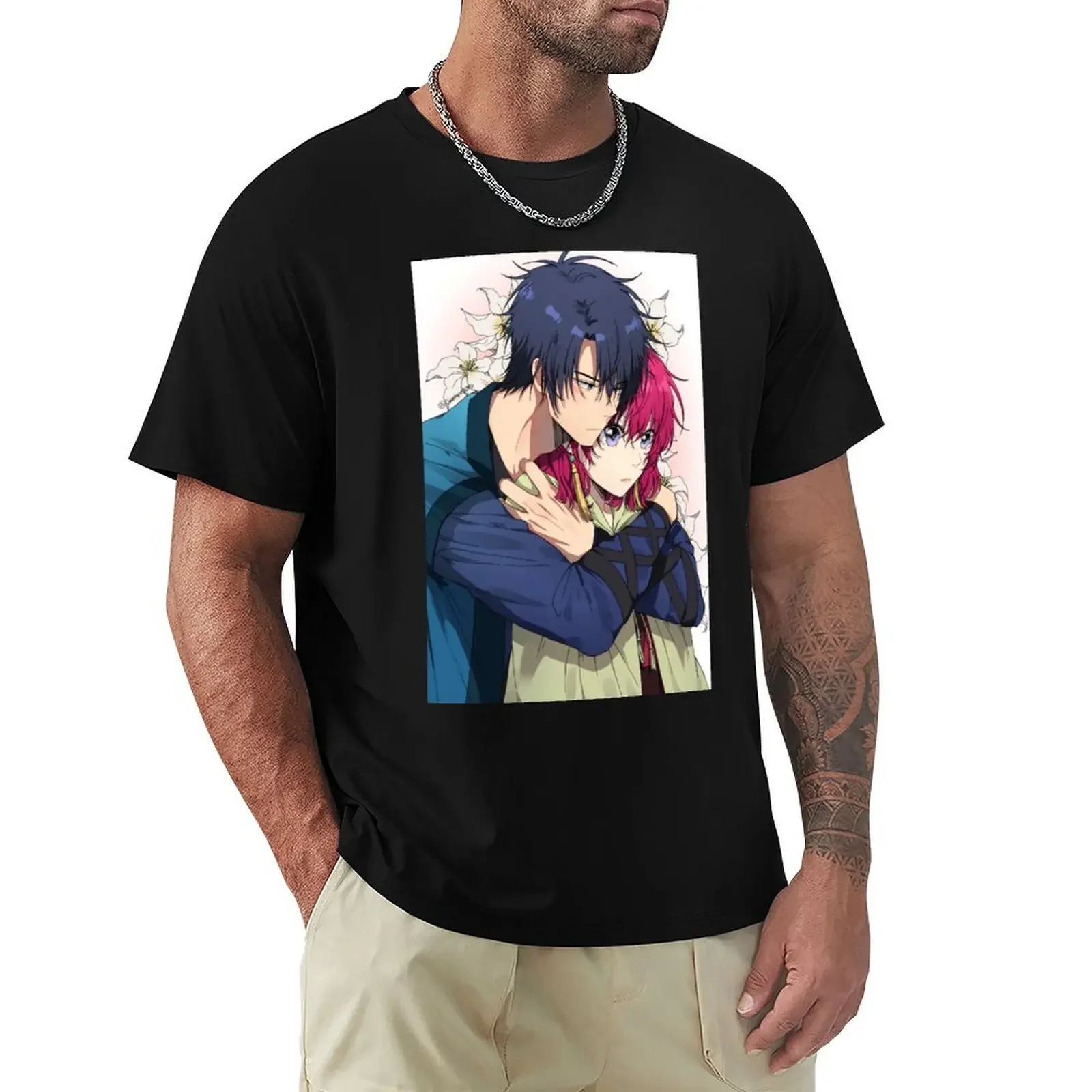 Akatsuki no Yona T-Shirt anime stuff graphic tee shirt plain white t shirts men