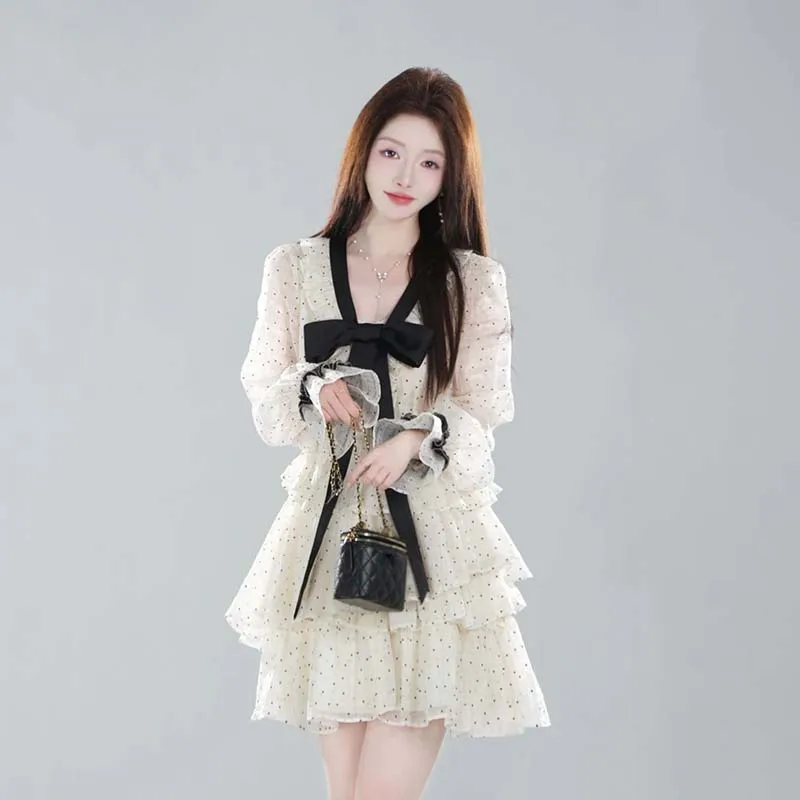 

Summer New Arrival Women's Sweet Style Luxury V-Neck Top Half-Skirt Fashion Set Two-Piece Set Elegant Commute Style D6752
