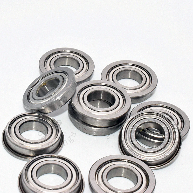 F688-4ZZ F688ZZ 8*16(18)*4(mm) 10pcs Chrome Steel Metal Sealed Flange Bearings
