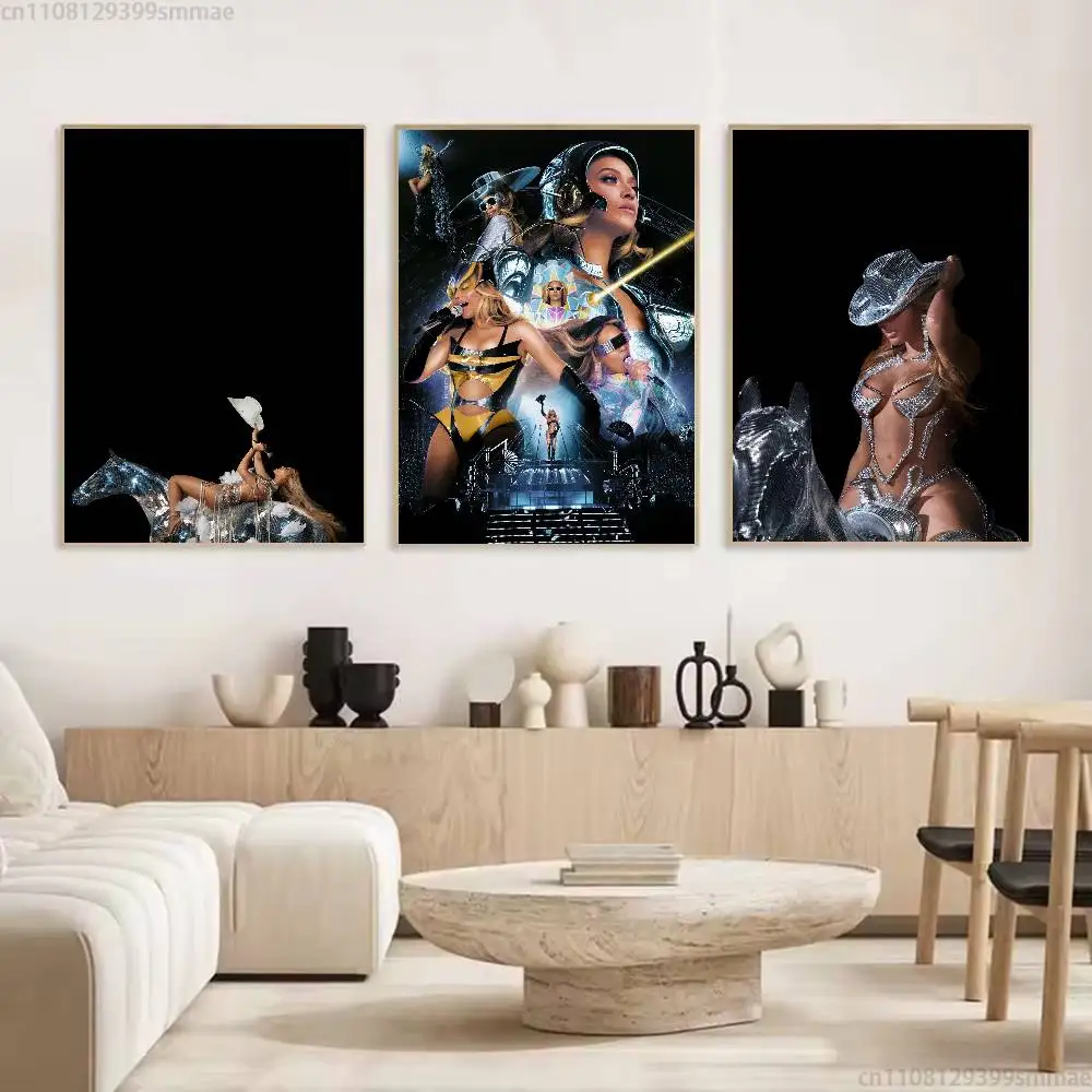 Singer Beyonce Renaissance Classic Poster Wall art print art suitable for living room bedroom bar parlor home decoration gift