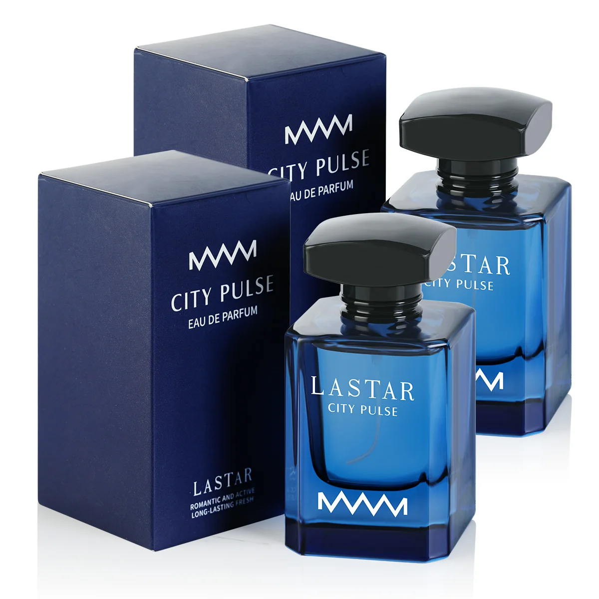 LASTAR メンズ 長持ち香水セット、合計2本 3.72液量オンス/110ml、フルーティーな香り、デートの雰囲気。クリスマスギフト。