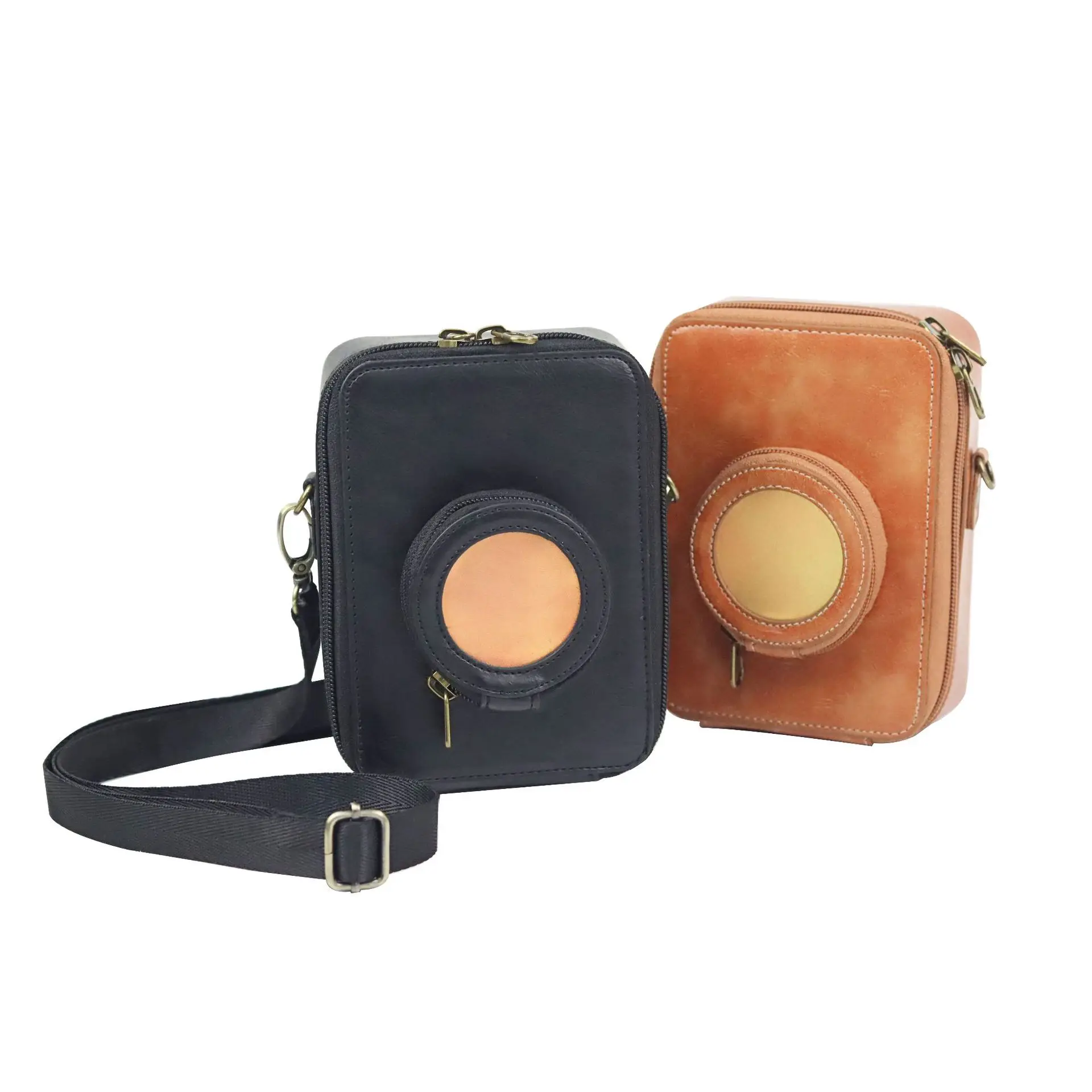 

Instax Mini EVO PU Leather Camera Case Soft Protective Case with Strap CAA52