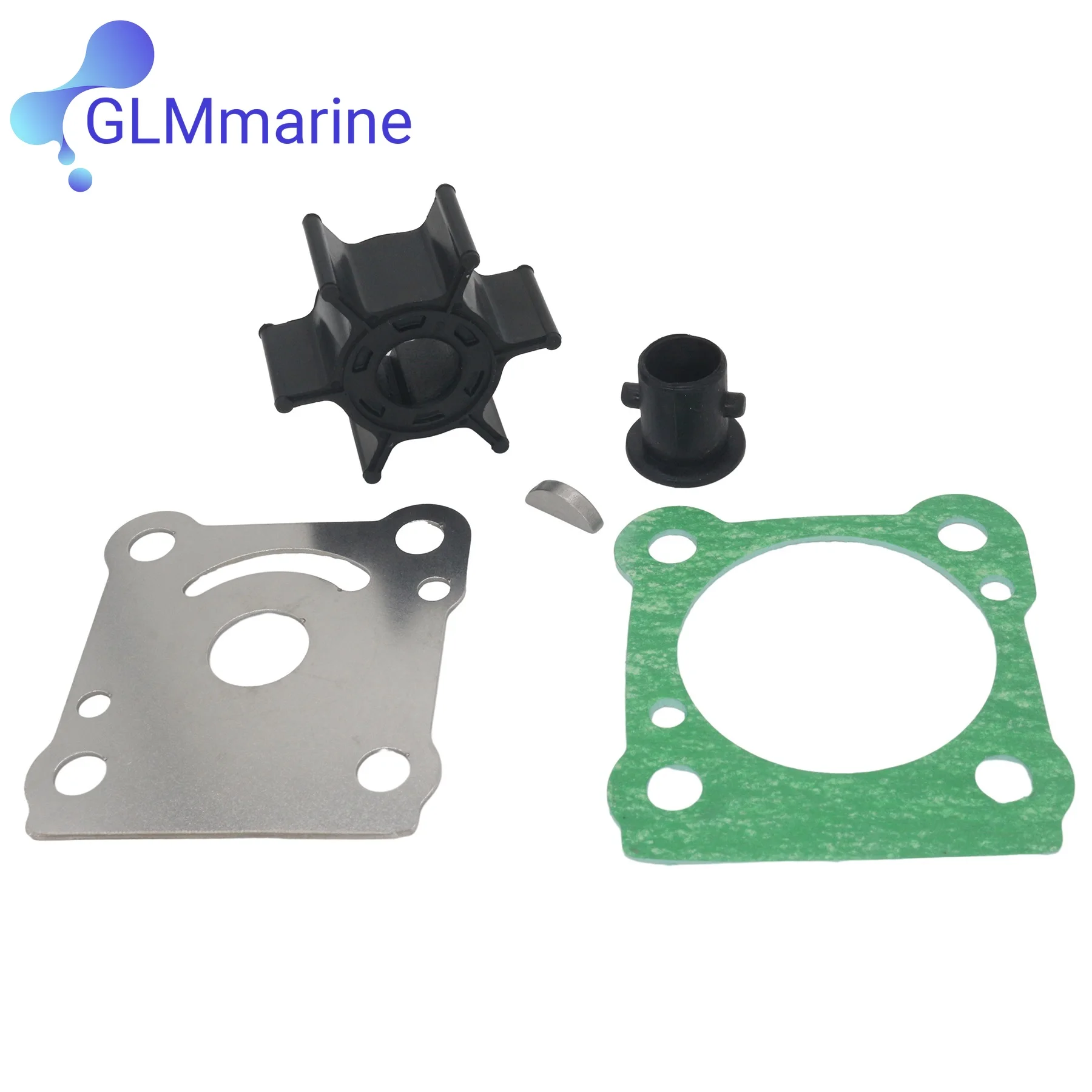 

6G1-44352-00 Impeller Repair Kit Replacement Compatible with Yamaha 2-Stroke Marine 6HP 8HP Outboard Engines Models 18-3066