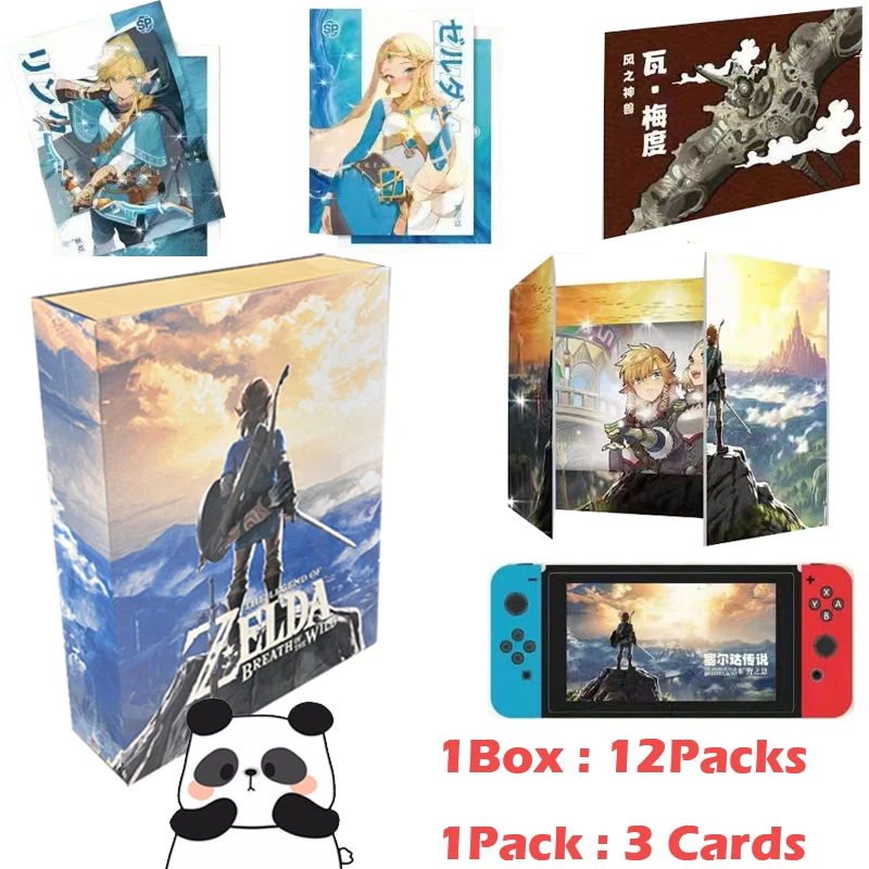 Hot Game Collection Card Zelda: Adem Van De Wilde Hobby Ccg Doujin Booster Box Kinderen Speelgoed Verjaardagscadeaus