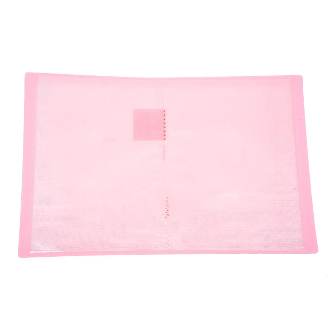 Plastic A5 Paper 20 Pockets File Document Folder Holder, Pink