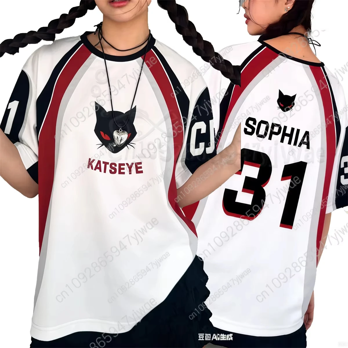 

Футболка KATSEYE Concert унисекс, свободная и модная, в стиле стритвир, для фанатов, летние пляжные футболки для мужчин и женщин Daniela&Sophia&Lara