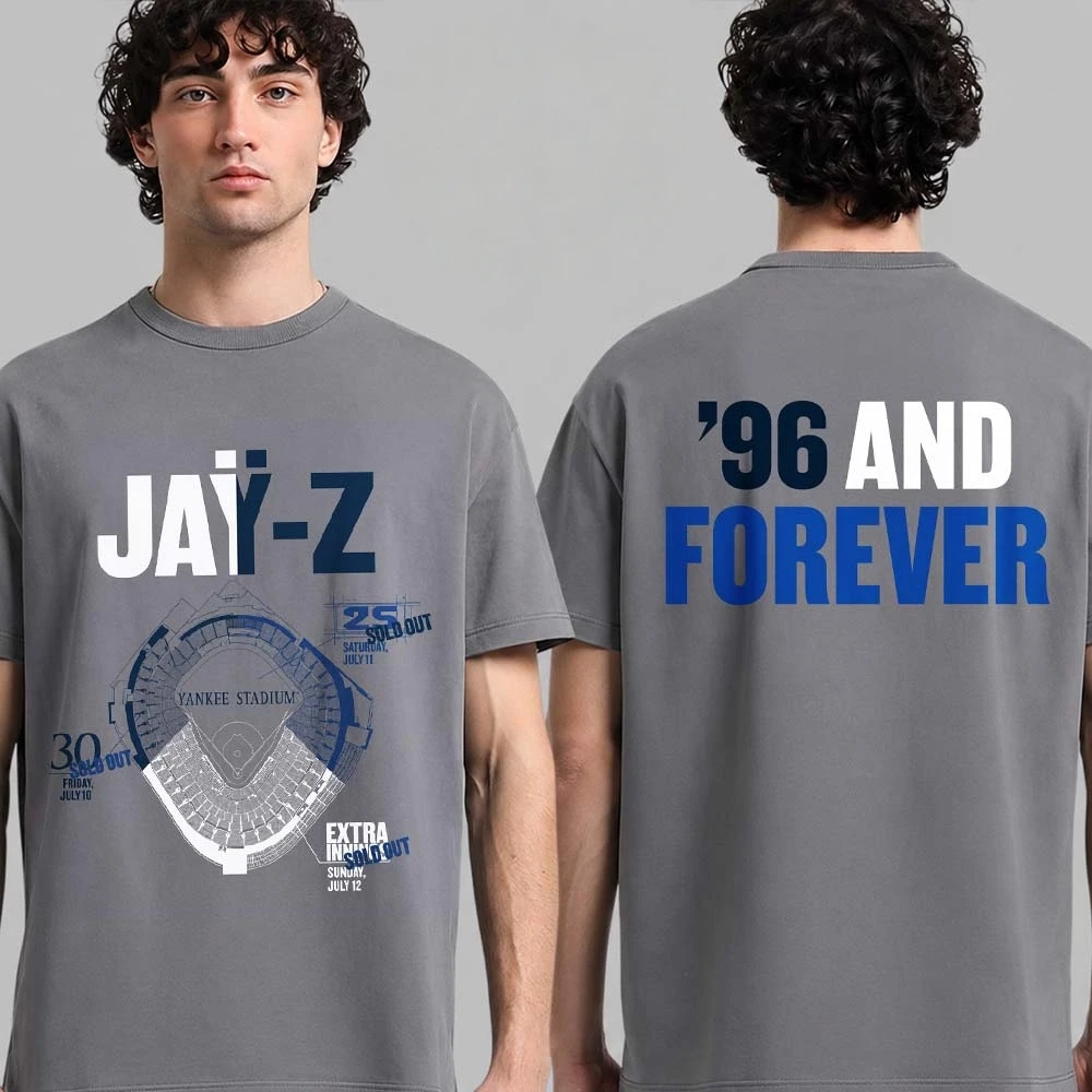 Jay Z 30th Reasonable Doubt 25th Blueprint JAŸ-Z 30 Tour Tshirt 100%Cotton Unisex Men‘s Women's T-Shirt Y2k Hiphop Popular Tee