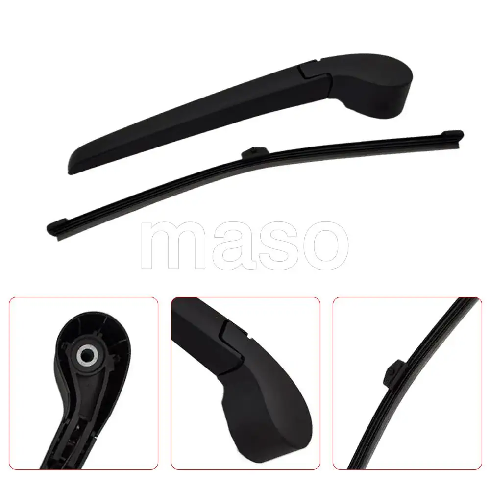 Braço e lâmina do limpador de para-brisa traseiro, conjunto de lâminas para byd yuan plus atto 3 2022 2023 2024, acessórios para janela de vidro do carro