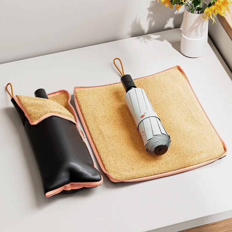 Multi-functional Water-absorbing Umbrella Bag Rainproof and Moisture-absorbent Hand-held Umbrella Cover Car Umbrella Storage Bag