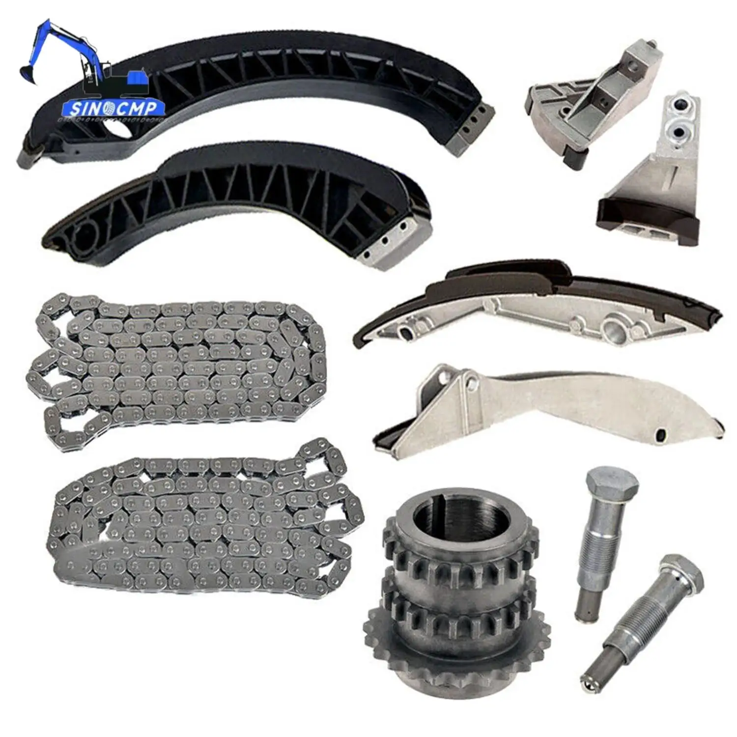 

Комплект цепи ГРМ коленчатого вала для BMW 550i 735i 740i 745i 750i X5 N62B, высокопроизводительная замена двигателя