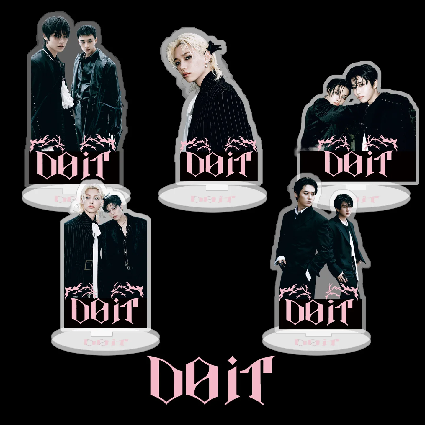 

Новый акриловый альбом Stray Kids SKZOO Dolt, новый акриловый двухсторонний орнамент-стойка, украшение со звездой, периферия