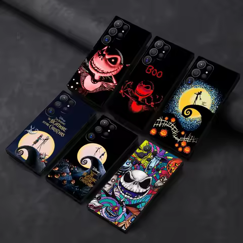 Disney The Nightmare Before Christmas Case For Samsung Galaxy S24Ultra S23 S21 S20 Fe S10 S25 S22 Plus S24 Ultra 5G Soft Cover