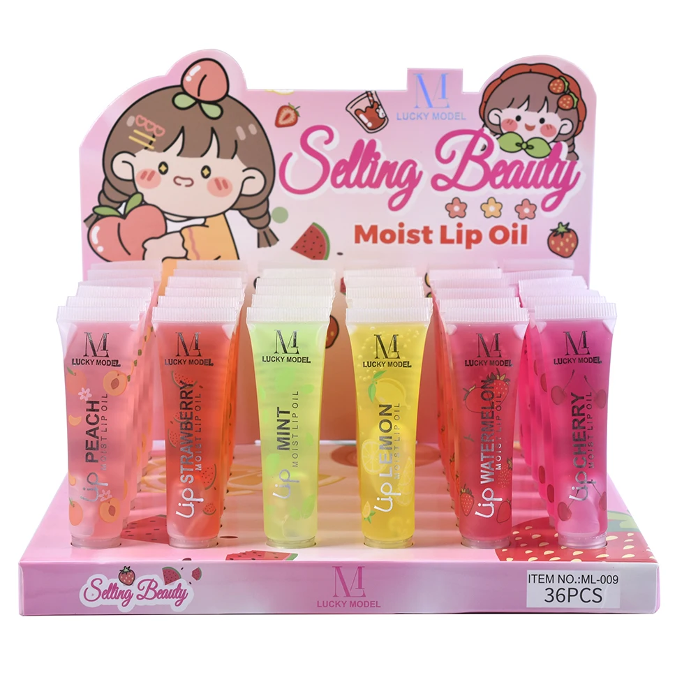 36pcs Lip Gloss set Clear Lip Oil Set Hydrating Moisturizing Lip Gloss Lips Oil Lips Makeup Lips Care Wholesale