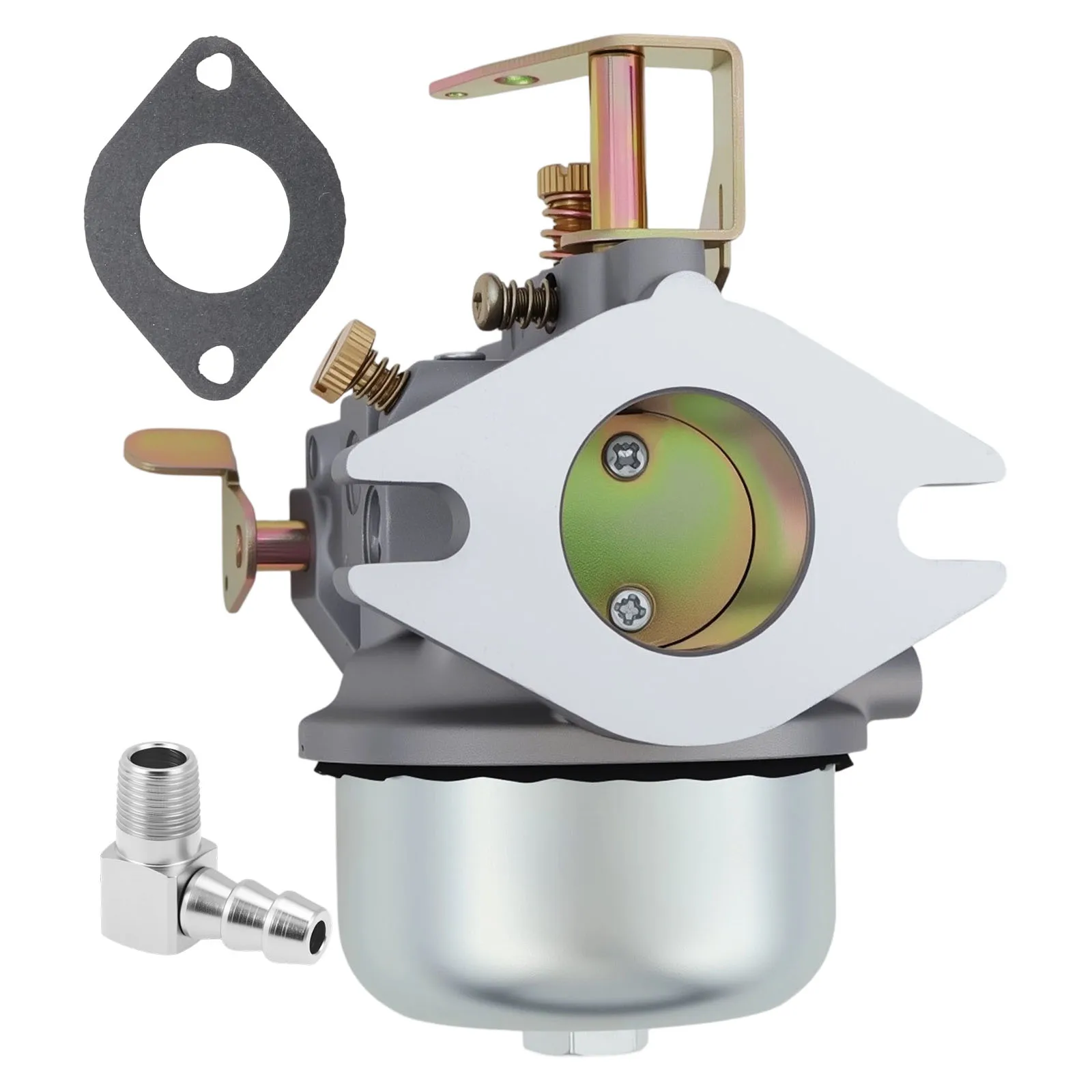 Kit de Carburador K241 K301 Compatible con Kohler K241 K301 de Hierro Fundido de 10 HP y 12 HP, Reemplaza el Carburador 47-853-23-S