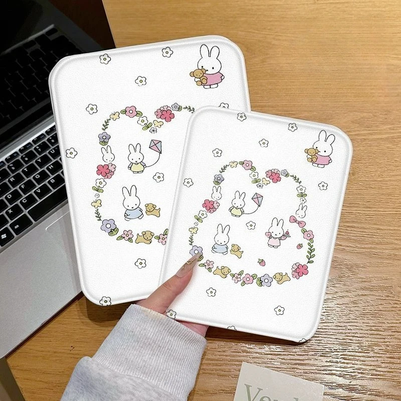 Cartoon Kawaii New Style Folding Mirror Anti-fall Portable Mirror Portable Desktop Good Texture Clear Simple Good Looks Miffy