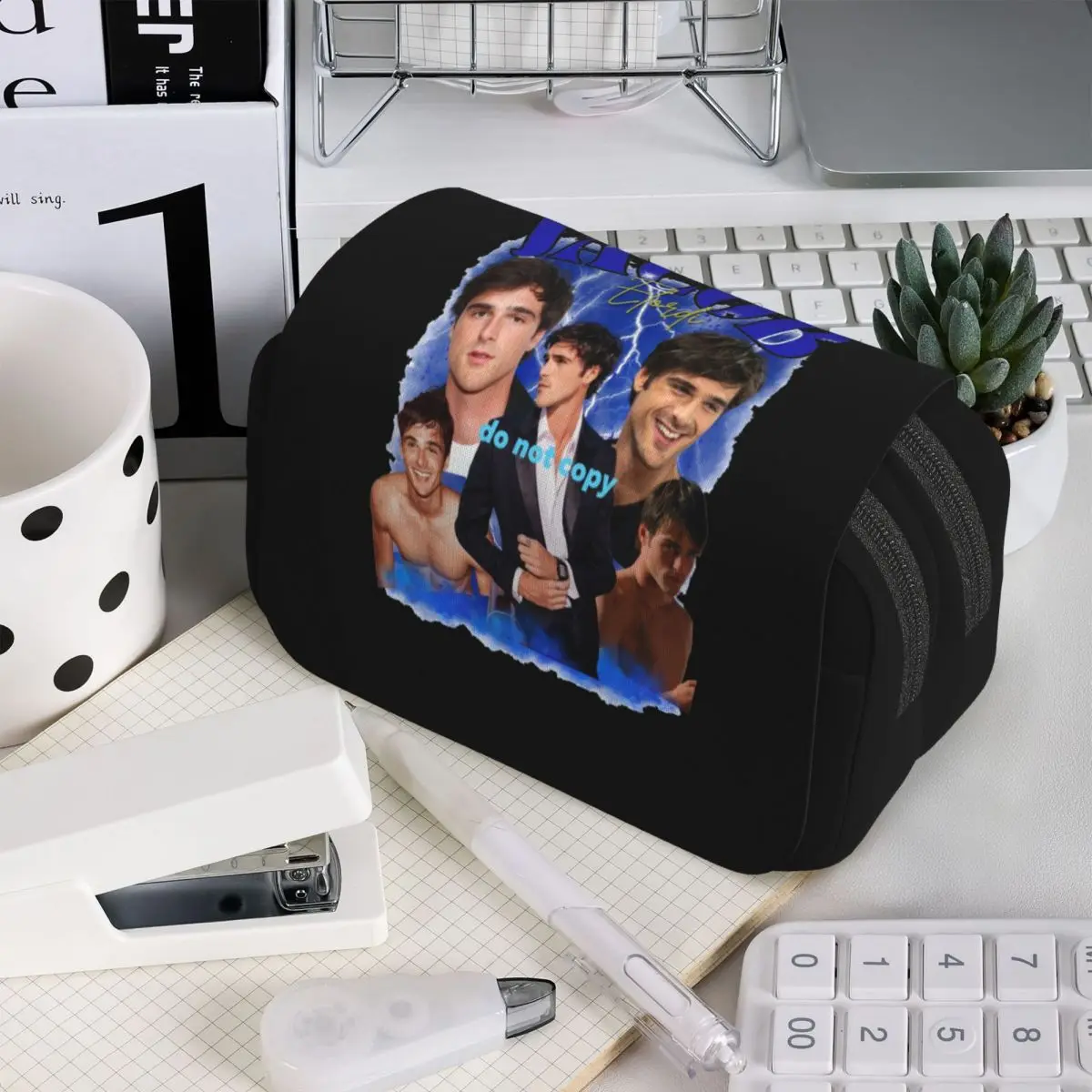 

Пенал для школьных принадлежностей с изображением австралийского актера Джейкоба Элорди, сумка для ручек, канцелярских товаров, держатель для ручек