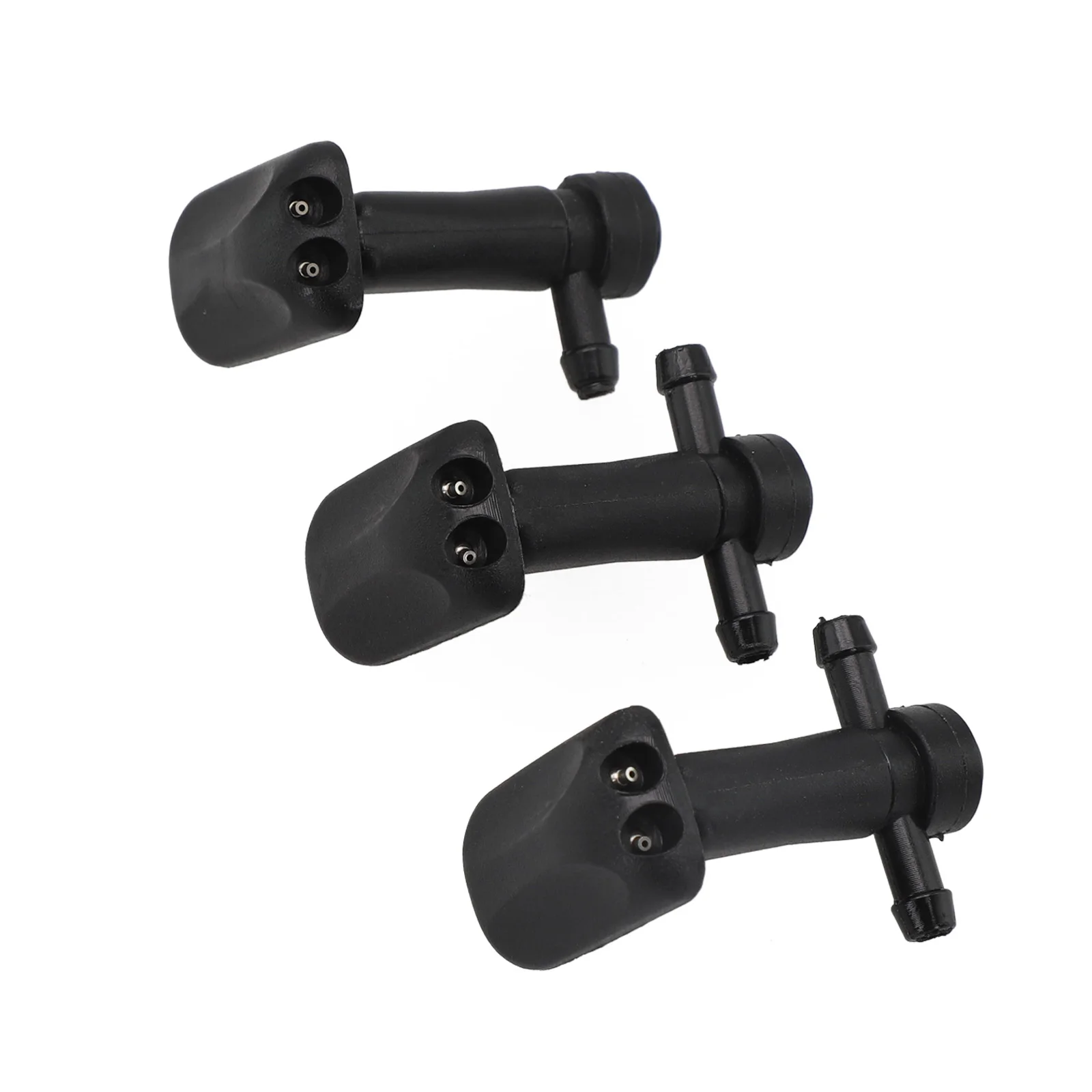 

Set of 3 Windshield Washer Nozzles Replacement for Saab 93 & 93X from 2003 to 2011 Fits Left and Right Placement