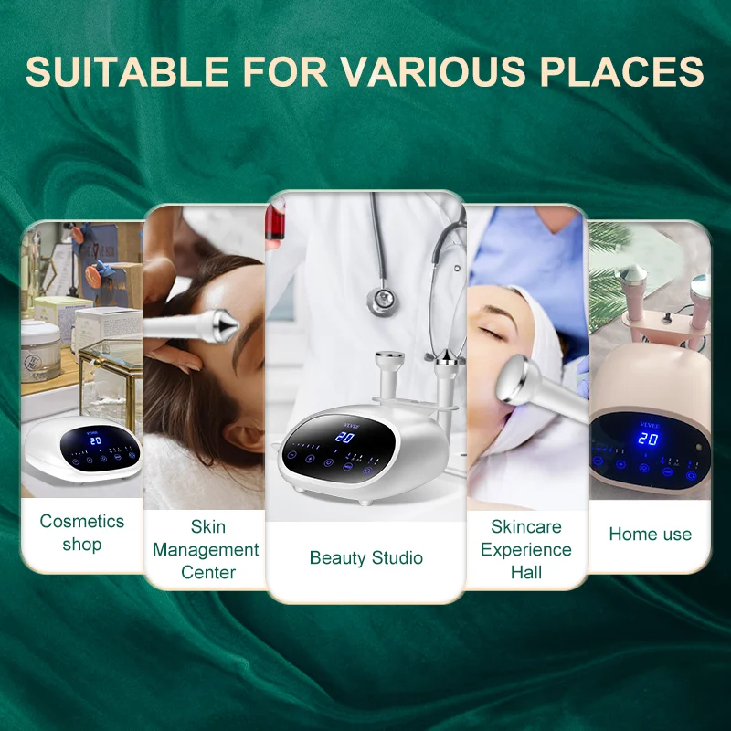 VLVEE 3 في 1 جهاز تجميل الوجه التنظيف العميق شد الوجه العناية بالعين الجسم سبا مدلك جهاز تجميل منزلي صالون تجميل