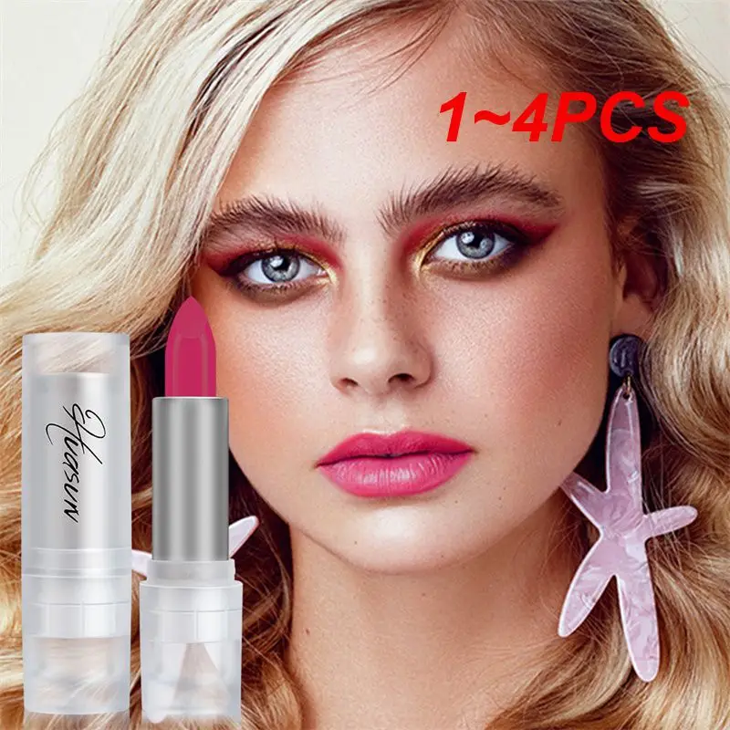 1~4PCS Halloween Lipstick Soft Mist Moisturizing Smooth Lipstick Popular Lip Color Color Lipstick Rich Color Convenient