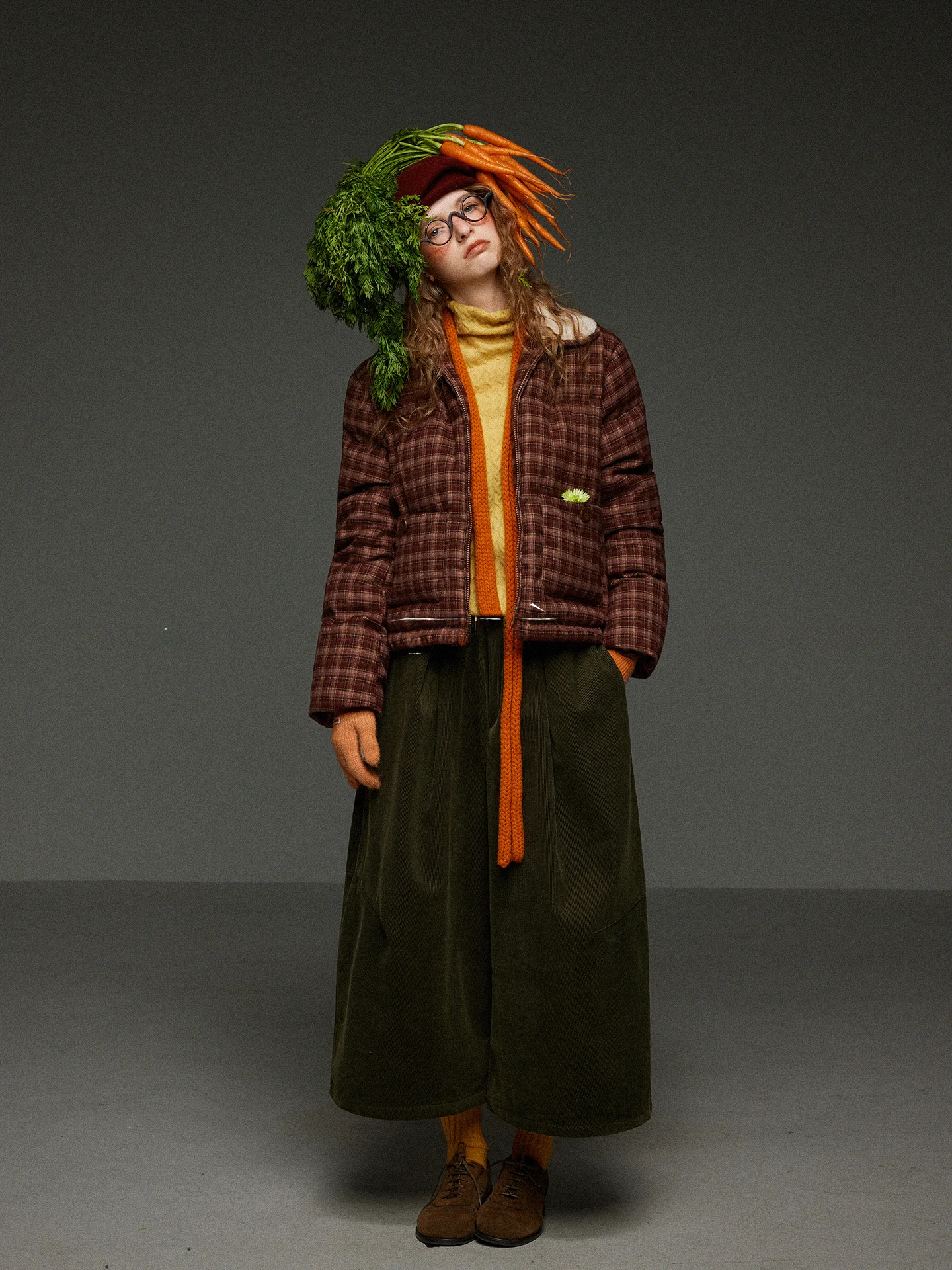 

Retro TNIT Women's ort Quilted Jaet Du down Puffer Coat Casual Plaid Collar Winter Warm Thiened Zipper ket Design