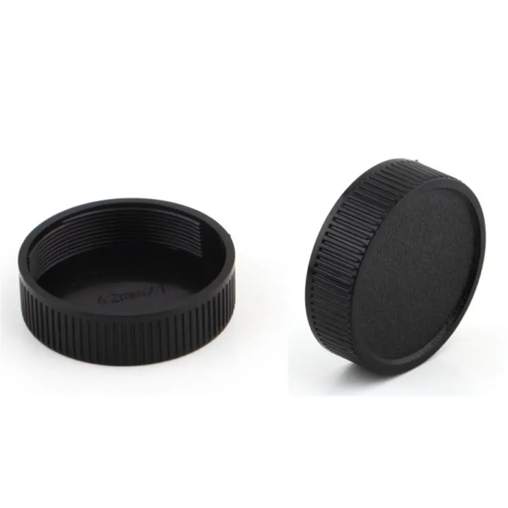 Tapa de lente trasera de Material plástico para M42, 2 piezas, 42mm, antipolvo, duradera, accesorios para cámara