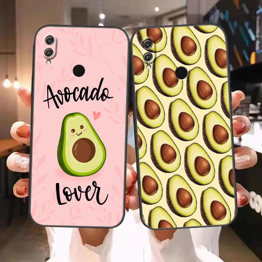 Cute Cartoon Avocado Phone Funda Coque Case For Honor 9X 9 8 8X Max 80 70 60 50 30 20 10 10I NOTE 10 Lite Pro Case Capa Shell