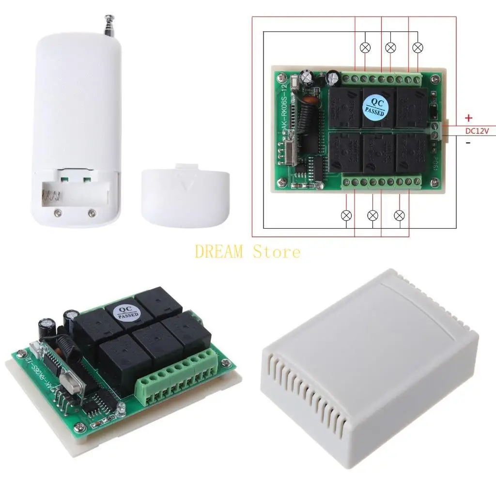 

12V Switches Wireless Remote Controller Wifi for Smart Home Light RF Receiver 43 best sale