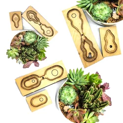 Vintage Keychain Cutting Mold, Pendant Template, Leather, Wooden Punching Die, Cutting Mold, DIY Stencil Blade, Handmade Tool
