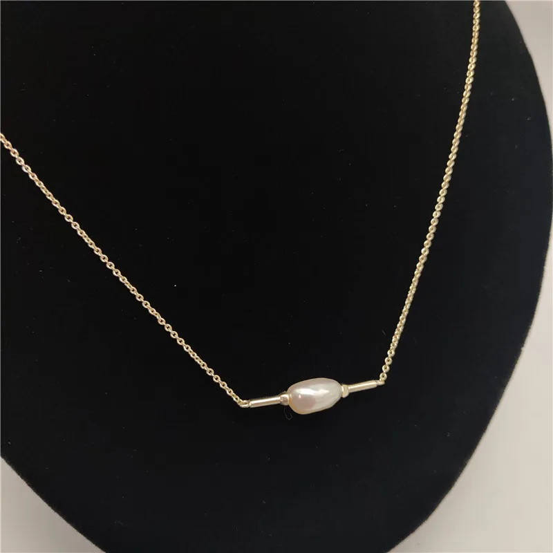 YEEVAA Baroque Freshwater Pearl One-piece Pendant Necklace for Women, Fashion Jewelry, Unique Gifts